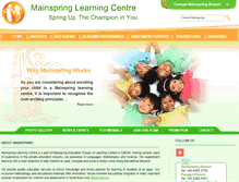 Tablet Screenshot of mainspring.com.sg